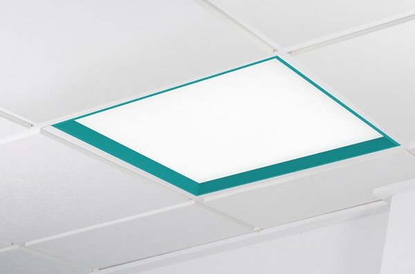 KHL K50502.GR.OP.3K.D1 WINNER LED panel zelená 3000K opál 1..10V 37W čtverec - KOHL-Lighting
