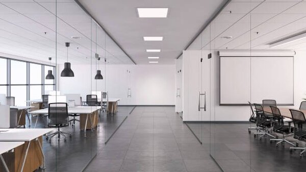 CEN PQA65-406040 LED Panel P-QUADRO40 ADV. 600x600x10mm CRI>80 UGR19 40W 4000K 3900Lm 120d IP65 NO FLICKER - CENTURY