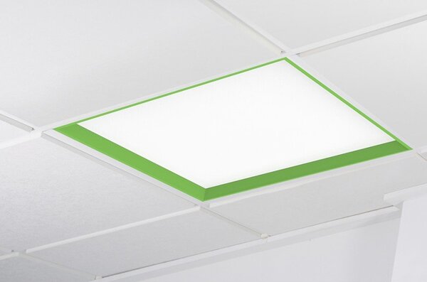 KHL K50502.GR.OP.3K.D1 WINNER LED panel zelená 3000K opál 1..10V 37W čtverec - KOHL-Lighting