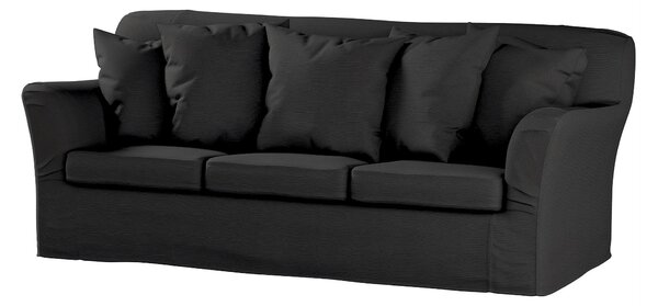 Potah na pohovku IKEA Tomelilla 3-místná nerozkládací barva černá látka pletený vzor