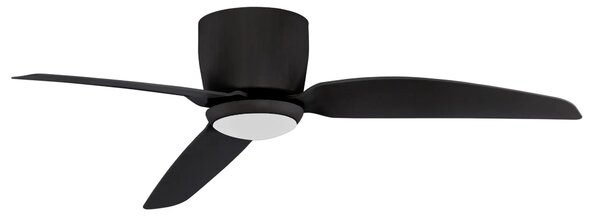 Stropní ventilátor Volga černé s dálkovým ovládáním – Černá
