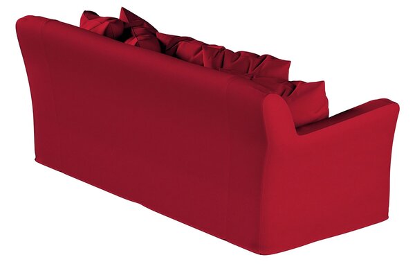 Potah na pohovku IKEA Tomelilla 3-místná nerozkládací barva červená látka pletený vzor