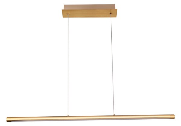 LED lustr na lanku Alamo 90 stmívatelný zlatá
