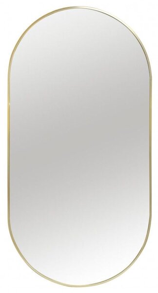 Ars Longa Scandi zrcadlo 40x80 cm oválný zlatá SCANDI4080-ZS