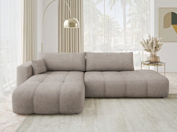 Rohová rozkládací sedačka Larow O Boucle, Potah: Coral 15, Strana pohovky: pravá 5903211451812