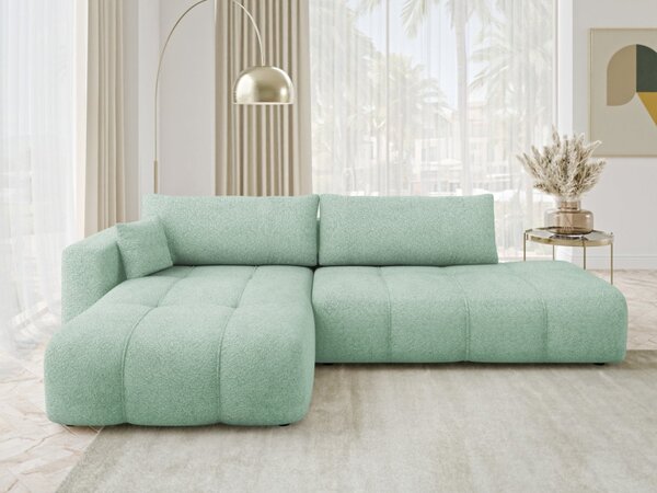 Rohová rozkládací sedačka Larow O Boucle, Potah: Coral 15, Strana pohovky: pravá 5903211451812