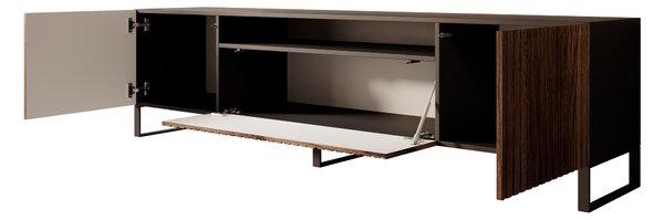 ADRK Furniture Šatní skříň RTV Miro na stojan RTV-MIRS-BK