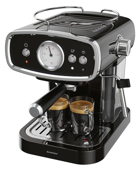 SILVERCREST® KITCHEN TOOLS Espresso kávovar SEM 1050 A2, černá (100365591)