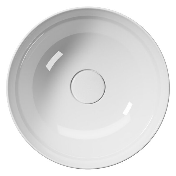 GSI GSI, PURA keramické umyvadlo na desku, průměr 32cm, bílá ExtraGlaze, 885411