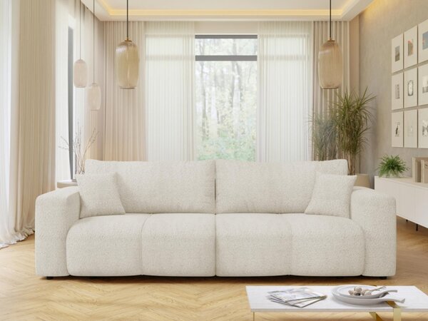 Rozkládací pohovka Larow Boucle, Potah: Coral 55 5903211452260
