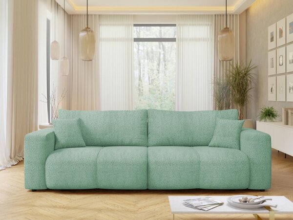 Rozkládací pohovka Larow Boucle, Potah: Coral 55 5903211452260