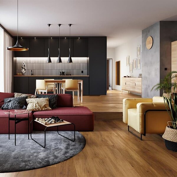 Vinylová plovoucí podlaha Afirmax Legnar Acoustic 41102 Jersey Oak 2,235 m²