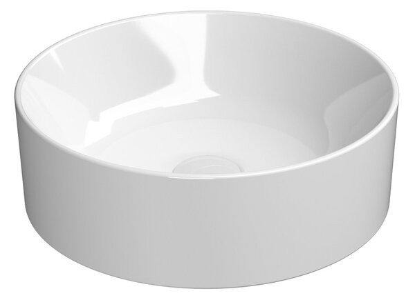 GSI GSI, KUBE X keramické umyvadlo na desku, průměr 40cm, bílá ExtraGlaze, 942611