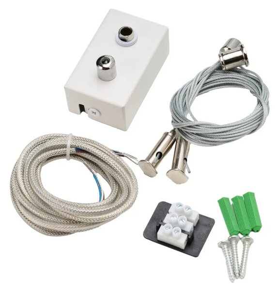 Kabel a napájecí zdroj pro závěsná svítidla Linelio Long bílá
