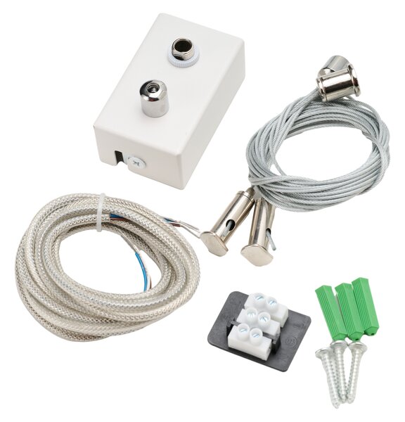 Kabel a napájecí zdroj pro závěsná svítidla Linelio Long bílá