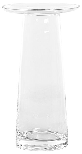 Váza na květiny MANNA 26 cm Sklo Průhledná