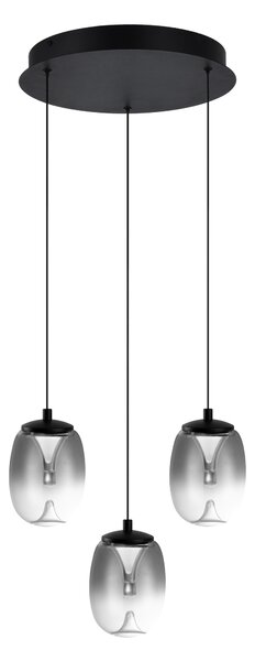 Designový lustr Pamela 11 Line 3 chrome – LED integrovaný