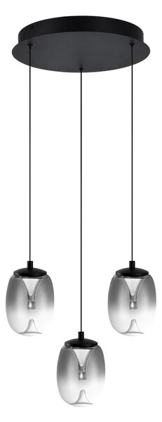 Designový lustr Pamela 11 Line 3 chrome – LED integrovaný