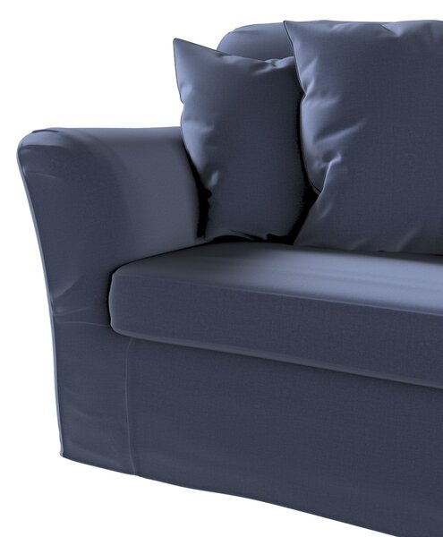 Potah na pohovku IKEA Tomelilla rozkládací barva tmavě modrá látka sametová