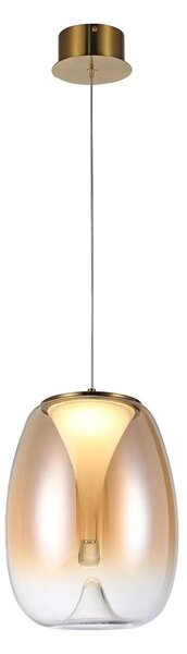 Designový lustr Pamela 27 mosaz – 27 x 40 x 120 cm
