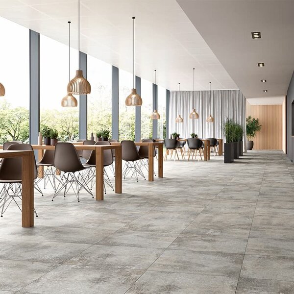 Vinylová podlaha Objectflor Expona Design 9139 Grey Stencil Concrete