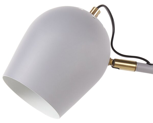 Nástěnná lampa ESTRELLA Světle šedá Kov Nastavitelná