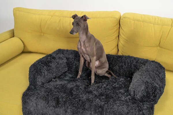 PuppyJoy Rozložitelný pelíšek vel. M 90x80 cm tmavě šedý
