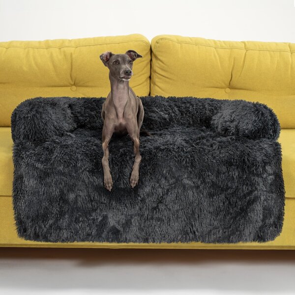 PuppyJoy Rozložitelný pelíšek vel. M 90x80 cm tmavě šedý