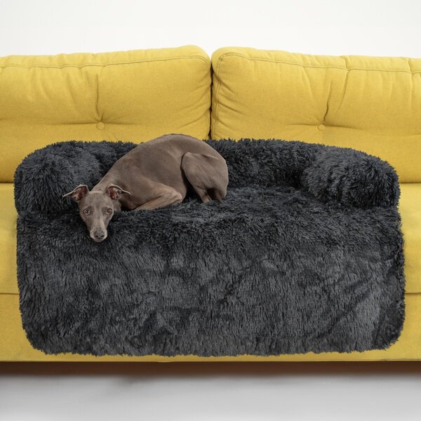 PuppyJoy Rozložitelný pelíšek vel. M 90x80 cm tmavě šedý