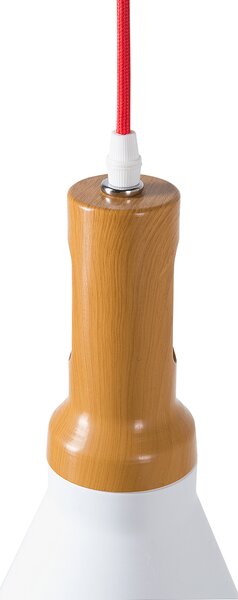 Závěsná lampa MACKENZIE Kov Bílá
