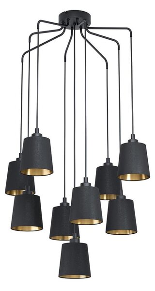 Eglo 39739 - Lustr na lanku BERNABETTA 9xE27/40W/230V černá