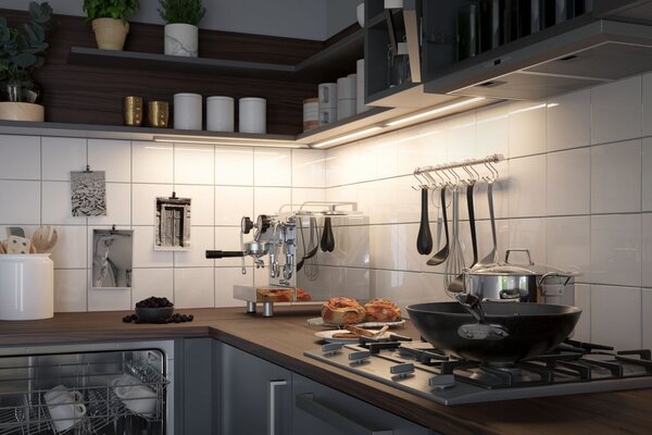 P 99969 Nábytkové svítidlo Clever Connect spot Barre matný chrom 12V 6,5W měnitelná bílá 2.700-6.500K - PAULMANN