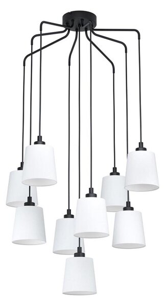 Eglo 39738 - Lustr na lanku BERNABETTA 9xE27/40W/230V bílá
