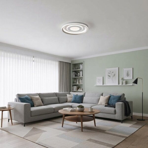 ITALUX CLN-54130-WH-GD-LED Stm stropní svít SIMNI LED/55W/230V pr. 50 cm bílá+DO
