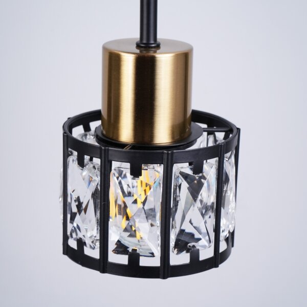 Přisazený lustr ZAHARA 3xE27/10W/230V černá