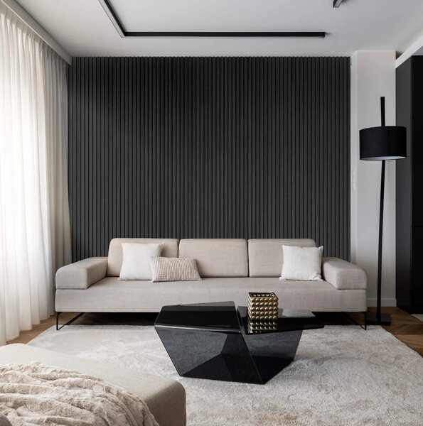 Lamelio Veneer Akustic Graphite – Antracitová