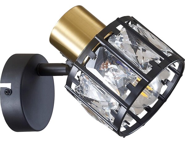 Nástěnná lampa ZAHARA 1xE27/10W/230V černá