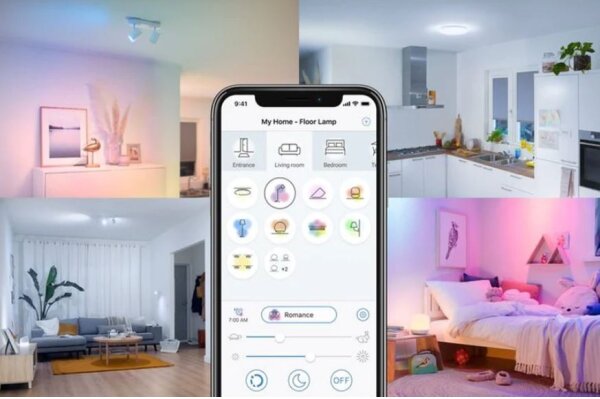 LED RGBW Stmívatelná žárovka A80 E27/18,5W/230V 2200-6500K CRI 90 Wi-Fi - WiZ