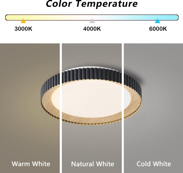Brilagi - LED Stmív. strop. sv. NEXO LED/48W/230V 3000-6000K černá pr. 43 cm +DO