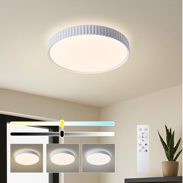 Brilagi - LED Stmív. strop. sv. CORVO LED/54W/230V 3000-6000K bílá pr. 40 cm +DO