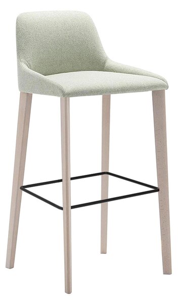 Andreu World designové barové židle Alya Barstool Wood (výška sedáku 66 cm)
