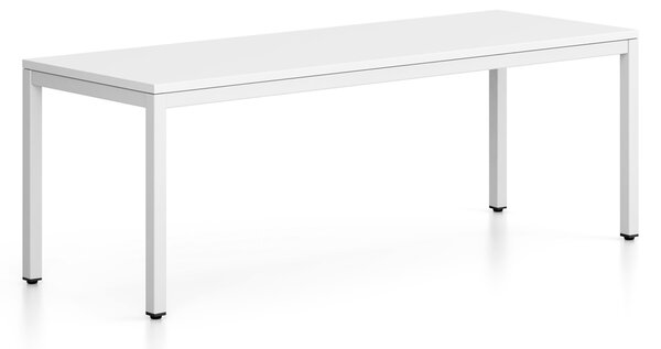 Lavice FRAME, bílá podnož, 1685 x 404 x 468 mm, bílá