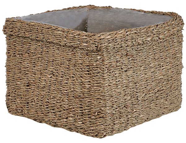 Sada 3 květináčů RIVULINE Mořská tráva 23/27/30 cm Přírodní