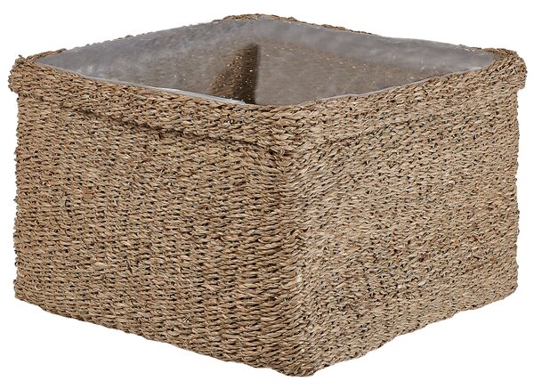 Sada 3 květináčů RIVULINE Mořská tráva 23/27/30 cm Přírodní