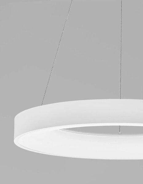 LED lustr Rando Thin 60 4000K bílé – Bílá