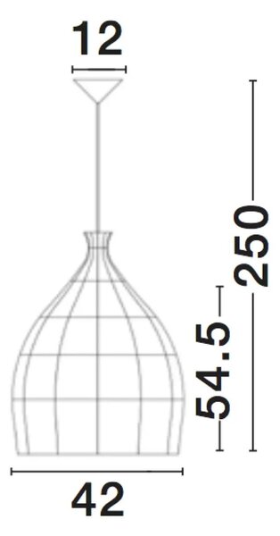Rustikální lustr Destin 42 světlá šedá