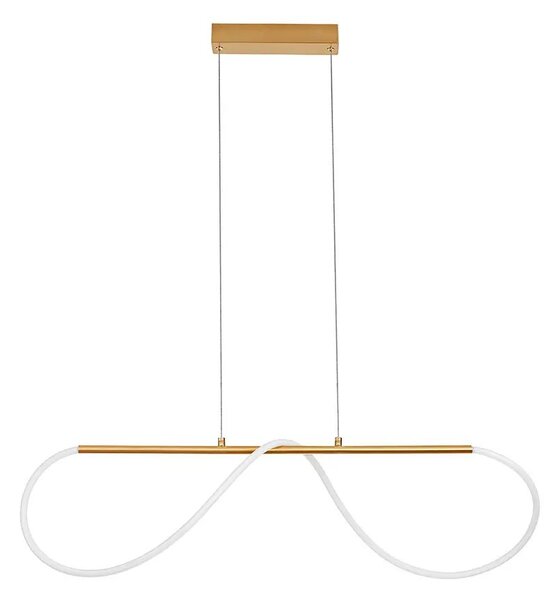 LED lustr Tiriac 90 zlaté – Zlatá