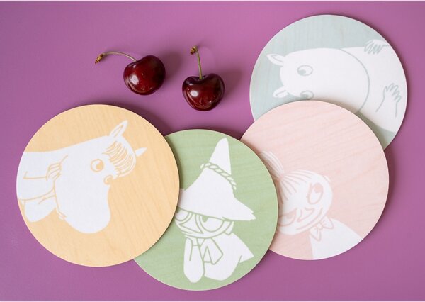 Muurla Set podtácků Moomin, 4ks