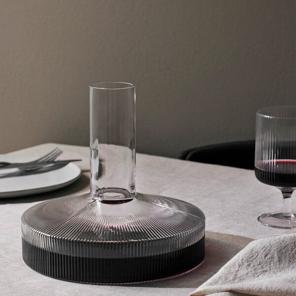 Ferm Living designové karafy Ripple Wine Carafe
