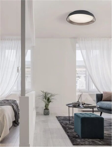 Stropní svítidlo LED se stmíváním Vela 45 černé – Černá